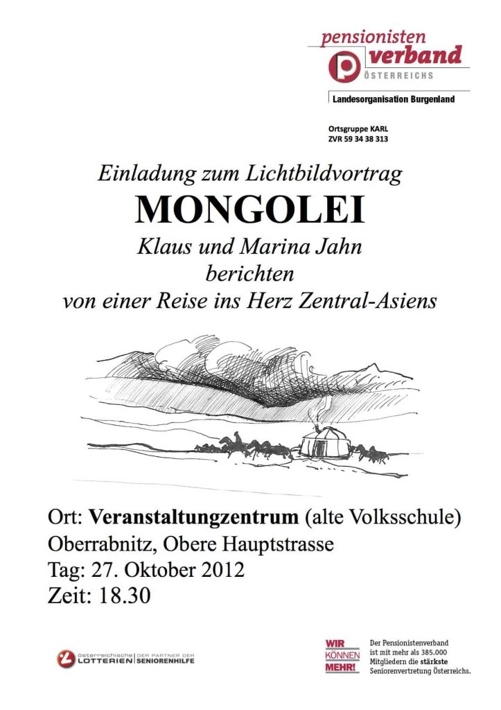 Lichtbildvortrag Mongolei